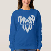 Moslim mama hart sweatshirt (Voorkant)