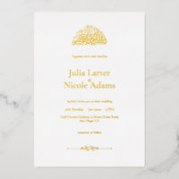 Moslim Nikah Islam minimalistische bruiloft