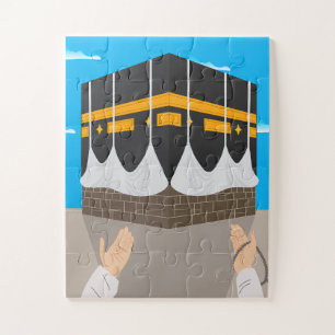 Moslim Ramadan Kaaba Kunst Islamitische kinderen Legpuzzel