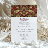 moslim rode aardbei dief islamitische bruiloft kaart