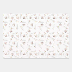 Moslim Trouwpapier Flat Sheet Set van 3 Inpakpapier Vel