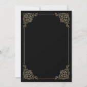 Moslim Vintage Save The Date Aankondigingskaart (Achterkant)