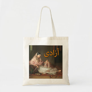 Moslim Vrouw Roken Hookah- Vrijheid Tote Bag