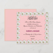 Moslimmeisje Aqiqah Kaart (Voorkant / Achterkant)