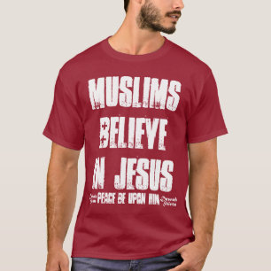 Moslims geloven in Jezus (pbuh) T-shirt