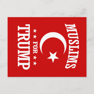 MOSLIMS VOOR VERTROUWEN BRIEFKAART