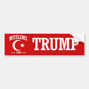 MOSLIMS VOOR VERTROUWEN BUMPERSTICKER