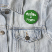 Moslims voor vrede ronde button 5,7 cm (In situ)