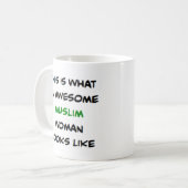 moslimvrouw, geweldig koffiemok (Voorkant links)