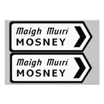 Mosney Irish Verkeersbord