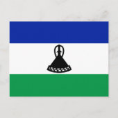 Mosotho Vlag, Vlag van Lesotho Briefkaart (Voorkant)