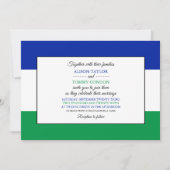 Mosotho vlag, vlag van Lesotho bruiloft Kaart (Voorkant)