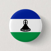 Mosotho Vlag, Vlag van Lesotho Ronde Button 3,2 Cm (Voorkant)