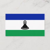 Mosotho Vlag, Vlag van Lesotho Visitekaartje (Voorkant)