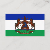 Mosotho Vlag & Wapen, Vlag van Lesotho Visitekaartje (Voorkant)