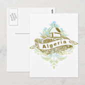 Mosque Algerije Briefkaart (Voorkant / Achterkant)