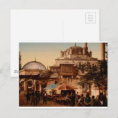 Mosque and street, Scutari, Constantinopel, Turkij Briefkaart (Voorkant / Achterkant)