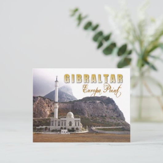 Mosque at Europa Point, Gibraltar Briefkaart (Staand voorkant)