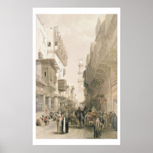 Mosque El Mooristan, Caïro, uit "Egypte en Nubia" Poster