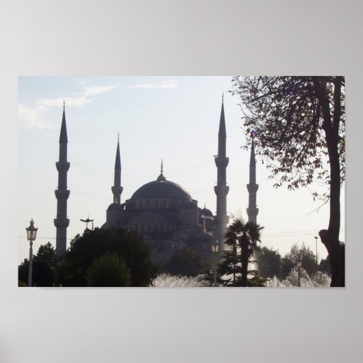 Mosque Minarets en meer Poster (Voorkant)