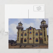 Mosque nabij Rond Point Atake, Porto novo, Beni Briefkaart (Voorkant / Achterkant)