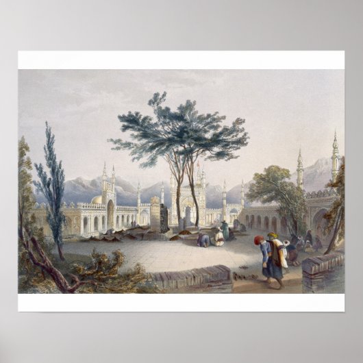 Mosque of Goolaum Huzrut-Jee, de Grote P Poster (Voorkant)