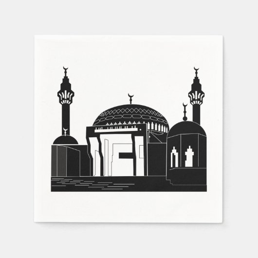 Mosque Paper Napkins Servet (Voorkant)