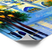 Mosque print moslimkunst digitale wandkunst (Hoek)