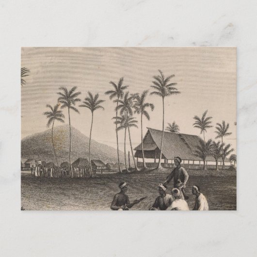 Mosque, Sooloo, Filipijnen Briefkaart (Voorkant)