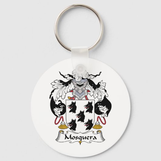 Mosquera Family Crest Sleutelhanger (Voorkant)