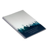 Mosques Silhouettes Islamic Event Planner Notebook Notitieboek (Rechterzijde)