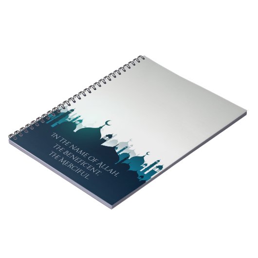 Mosques Silhouettes Islamic Event Planner Notebook Notitieboek (Linkerzijde)