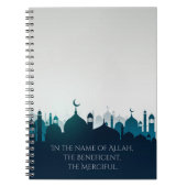 Mosques Silhouettes Islamic Event Planner Notebook Notitieboek (Voorkant)