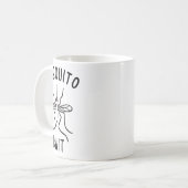 Mosquito Bait Funny Camping Campfire Outdoors Bug  Koffiemok (Voorkant links)