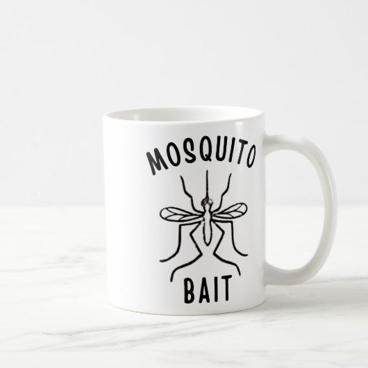 Mosquito Bait Funny Camping Campfire Outdoors Bug  Koffiemok (Rechts)