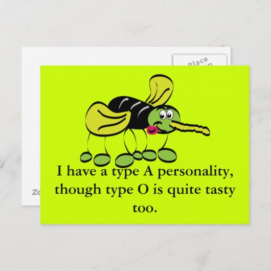 Mosquito Briefkaart (Voorkant / Achterkant)