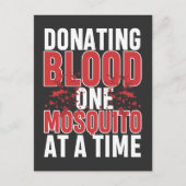 Mosquito Camping Camper Natuur Adventure Hiker Briefkaart (Voorkant)