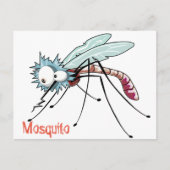 Mosquito cartoon briefkaart (Voorkant)