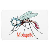 Mosquito cartoon magneet (Horizontaal)