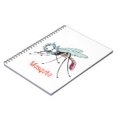 Mosquito cartoon notitieboek (Linkerzijde)