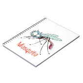 Mosquito cartoon notitieboek (Linkerzijde)