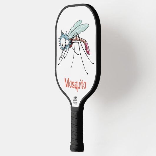Mosquito cartoon pickleball paddle (Links)