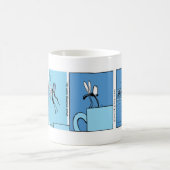 Mosquito Coffee Joke Cartoon Koffiemok (Center)