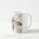 Mosquito dorsal view painting 030624IREF117 - Wate Koffiemok (Voorkant rechts)