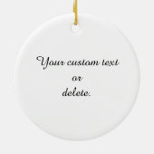 Mosquito in amber keramisch ornament (Achterkant)