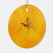 Mosquito in Amber Sap Fossil Replica Prehistorisch Keramisch Ornament (Links)
