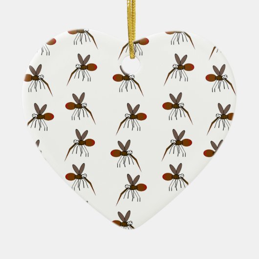 Mosquito Keramisch Ornament (Voorkant)