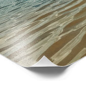 Mosquito Lagoon Florida Water Blue Sky Foto Afdruk (Hoek)