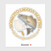 Mosquito Lagune (rode snapper) Sticker (Vel)