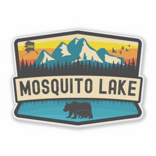 Mosquito Lake, Alaska Sticker (Voorkant)